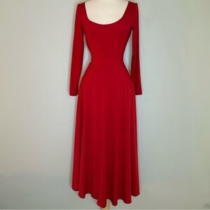 Reformation Scarlet Red Midi Dress